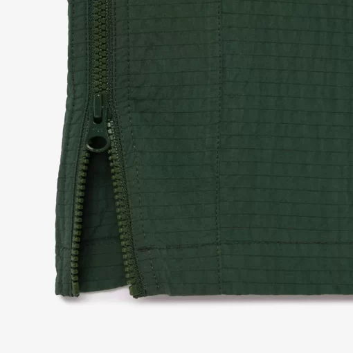 Combinaison Texturee A Col Zippe Avec Ceinture | Lacoste Outlet