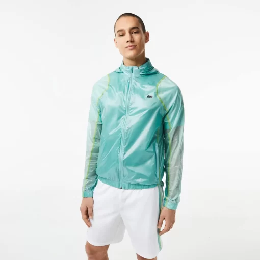 Coupe-Vent Impermeable A Capuche Homme Sport | Lacoste Store