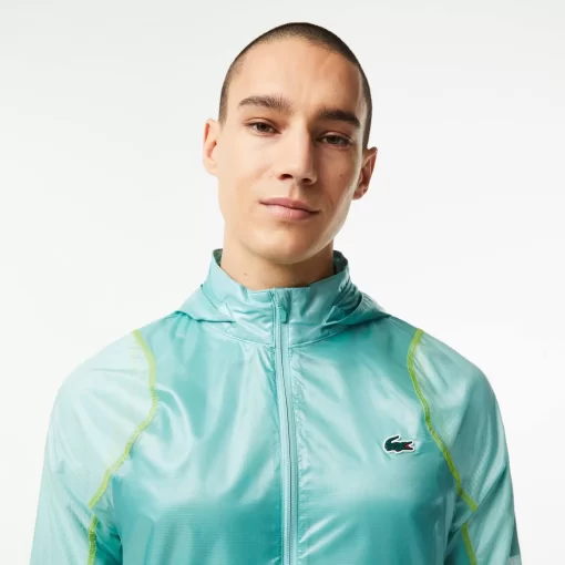 Coupe-Vent Impermeable A Capuche Homme Sport | Lacoste Store