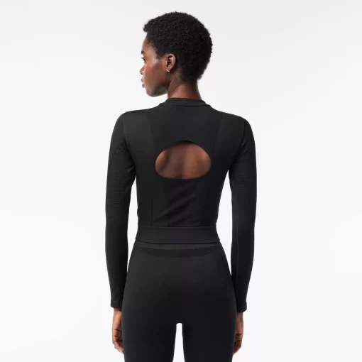 Crop Top Manches Longues Sport Sans Couture | Lacoste Store