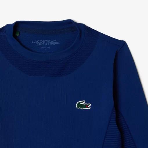 Crop Top Manches Longues Sport Sans Couture | Lacoste Flash Sale