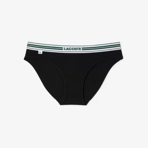 Culotte Avec Ceinture Contrastee Siglee | Lacoste Discount