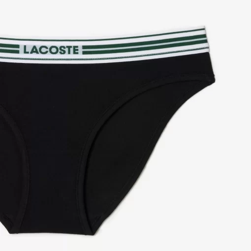 Culotte Avec Ceinture Contrastee Siglee | Lacoste Discount