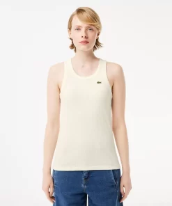 Debardeur Femme Slim Fit En Coton Biologique | Lacoste Flash Sale