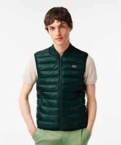 Doudoune Homme Sans Manche Deperlante Avec Rembourrage | Lacoste Fashion