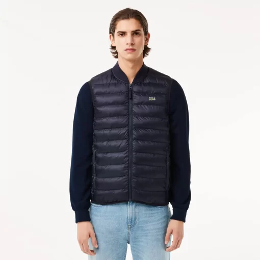 Doudoune Homme Sans Manche Deperlante Avec Rembourrage | Lacoste Store