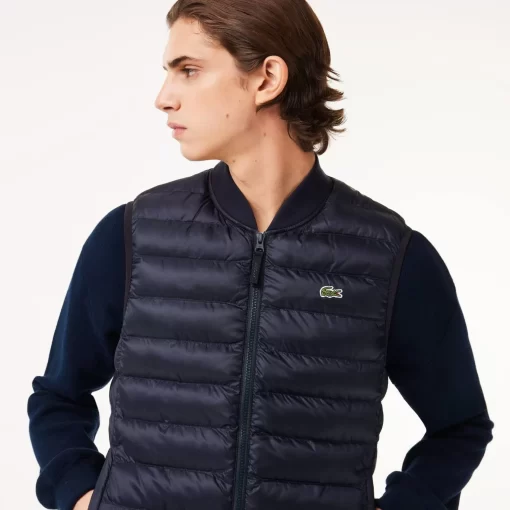 Doudoune Homme Sans Manche Deperlante Avec Rembourrage | Lacoste Store