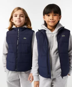 Doudoune Sans Manche Enfant En Taffetas | Lacoste New