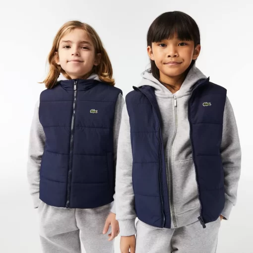 Doudoune Sans Manche Enfant En Taffetas | Lacoste New