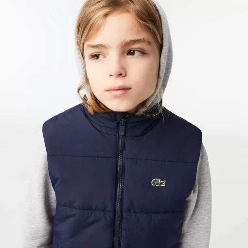 Doudoune Sans Manche Enfant En Taffetas | Lacoste New