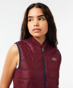 Doudoune Sans Manche Reversible Femme Golf Sport | Lacoste New