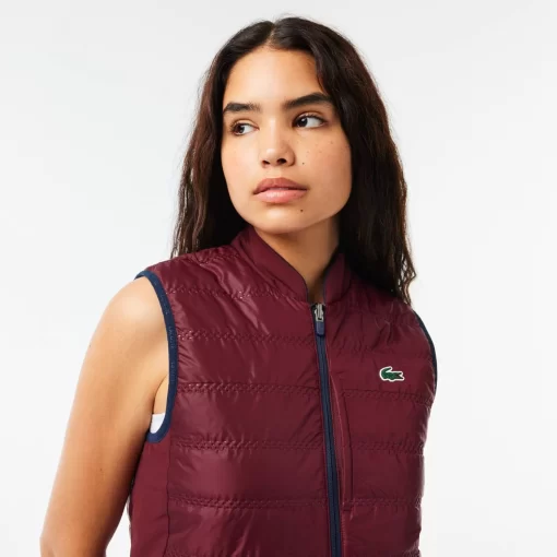 Doudoune Sans Manche Reversible Femme Golf Sport | Lacoste New