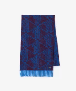 Echarpe Jacquard Motif Monogramme En Alpaga | Lacoste Hot