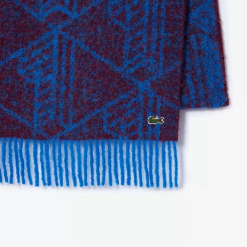 Echarpe Jacquard Motif Monogramme En Alpaga | Lacoste Hot