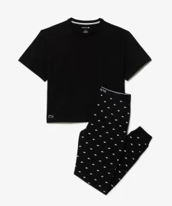 Ensemble De Pyjama Avec Pantalon A Motif Crocodile | Lacoste Shop