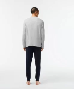 Ensemble De Pyjama Long Avec Logo Velours | Lacoste Discount