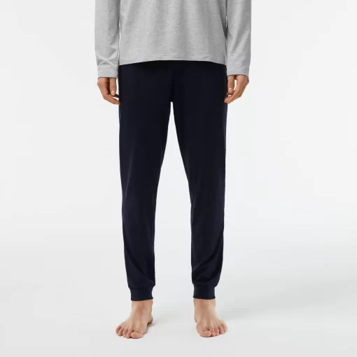 Ensemble De Pyjama Long Avec Logo Velours | Lacoste Discount