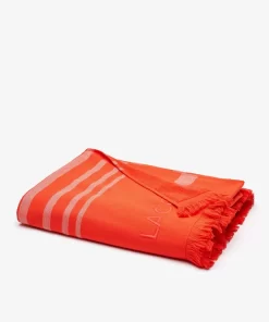 Fouta L Rythme En Jacquard De Coton Raye | Lacoste New