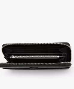 Grand Portefeuille Unisexe Chantaco Zippe En Cuir Pique | Lacoste Shop