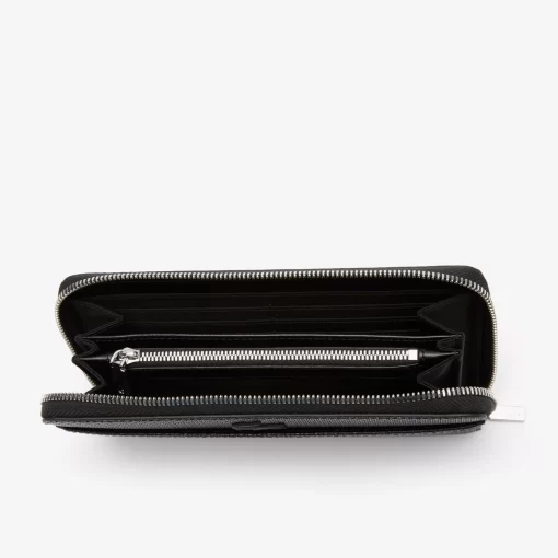 Grand Portefeuille Unisexe Chantaco Zippe En Cuir Pique | Lacoste Shop