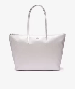 Grand Sac Cabas L.12.12 Grand Modele En Toile Enduite | Lacoste Best Sale