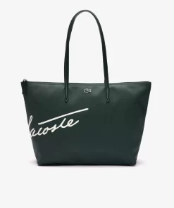 Grand Sac Cabas L.12.12 Imprime Signature Toile Enduite | Lacoste Flash Sale