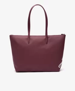 Grand Sac Cabas L.12.12 Imprime Signature Toile Enduite | Lacoste Discount