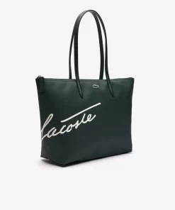 Grand Sac Cabas L.12.12 Imprime Signature Toile Enduite | Lacoste Flash Sale