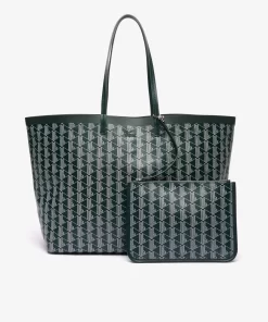 Grand Sac Cabas Zely Monogramme En Toile Enduite | Lacoste Flash Sale