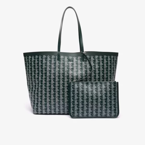 Grand Sac Cabas Zely Monogramme En Toile Enduite | Lacoste Flash Sale