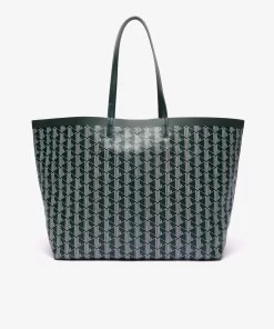 Grand Sac Cabas Zely Monogramme En Toile Enduite | Lacoste Flash Sale