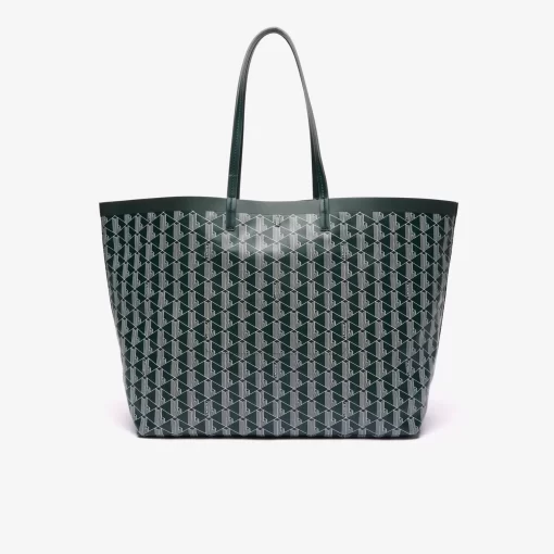 Grand Sac Cabas Zely Monogramme En Toile Enduite | Lacoste Flash Sale