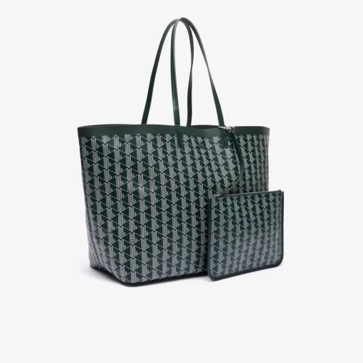 Grand Sac Cabas Zely Monogramme En Toile Enduite | Lacoste Flash Sale