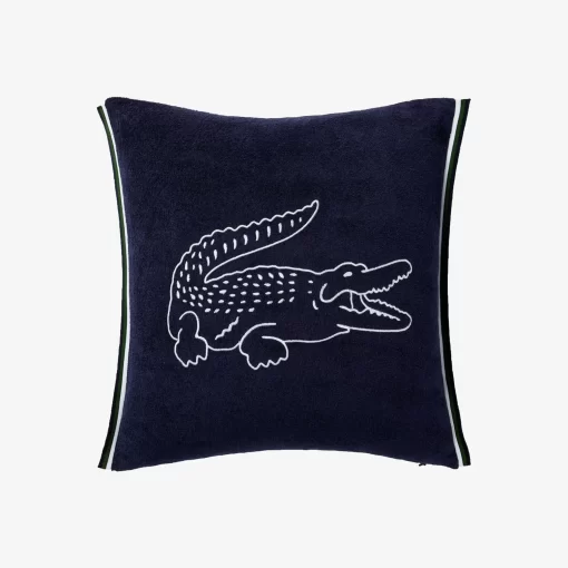 Housse De Coussin L Break Avec Imprime Crocodile Contraste | Lacoste Clearance