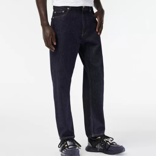 Jean Homme 5 Poches En Denim De Coton | Lacoste Best Sale