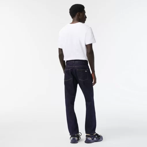 Jean Homme 5 Poches En Denim De Coton | Lacoste Best Sale