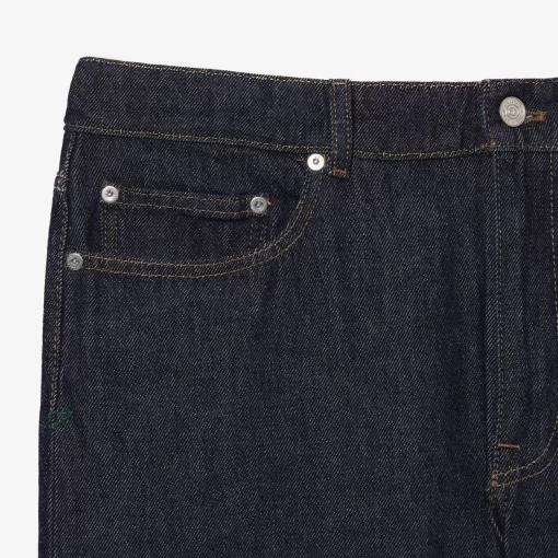 Jean Homme 5 Poches En Denim De Coton | Lacoste Best Sale