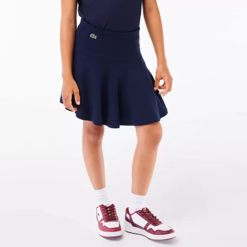 Jupe Courte Fille En Tissu Extensible | Lacoste New