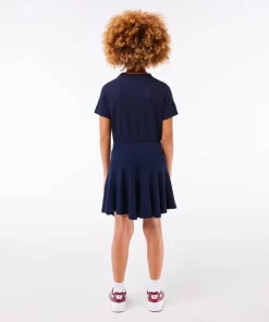 Jupe Courte Fille En Tissu Extensible | Lacoste New