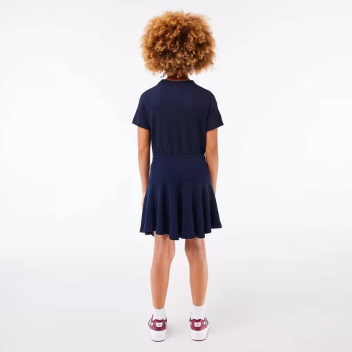 Jupe Courte Fille En Tissu Extensible | Lacoste New