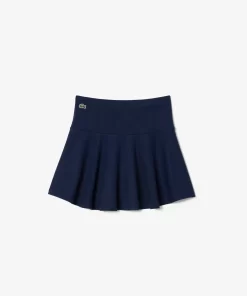 Jupe Courte Fille En Tissu Extensible | Lacoste New