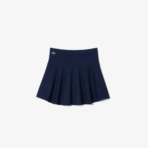 Jupe Courte Fille En Tissu Extensible | Lacoste New