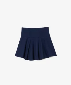 Jupe Courte Fille En Tissu Extensible | Lacoste New