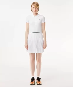 Jupe Courte Plissee Avec Ceinture Elastiquee | Lacoste Shop