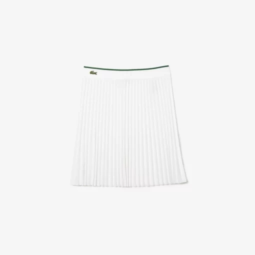 Jupe Courte Plissee Avec Ceinture Elastiquee | Lacoste Shop