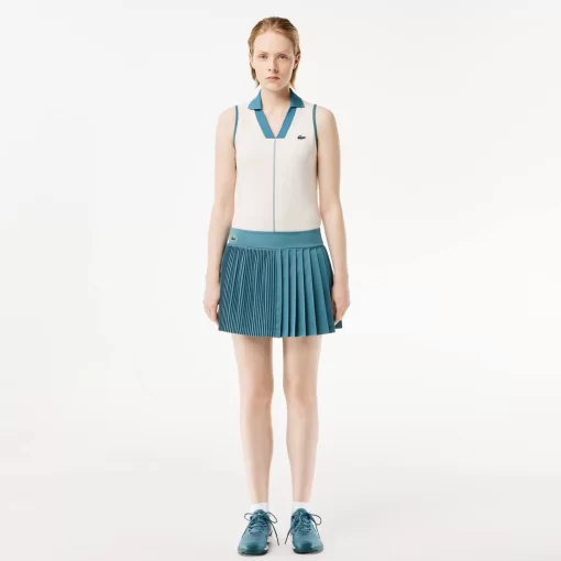 Jupe Tennis Ultra-Dry Stretch Et Shorty Integre | Lacoste Hot