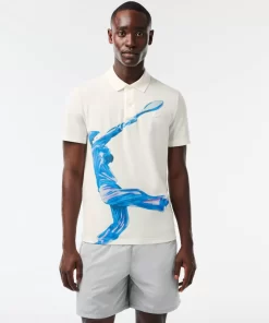 Movement Polo En Pique Ultralight Imprime | Lacoste Best Sale