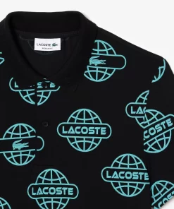 Movement Polo Imprime Mappemonde En Pique Ultralight | Lacoste Shop