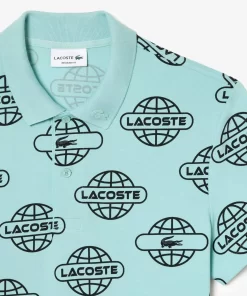 Movement Polo Imprime Mappemonde En Pique Ultralight | Lacoste Cheap