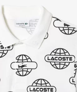 Movement Polo Imprime Mappemonde En Pique Ultralight | Lacoste Best